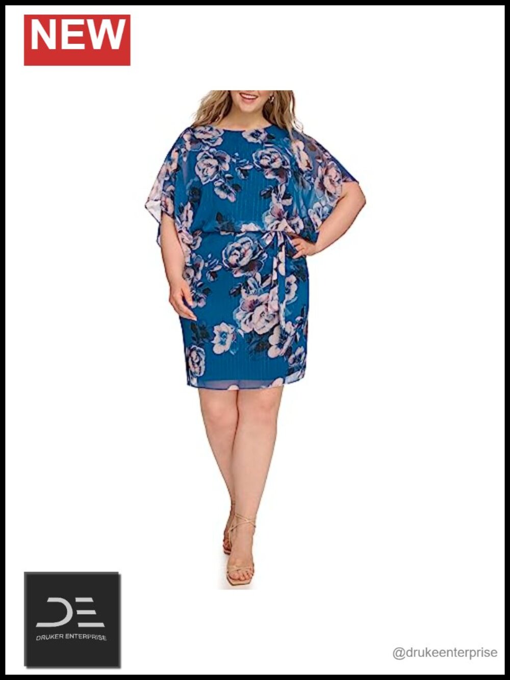 Floral Chiffon Mini Dress